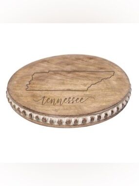 Mary Square Tennessee Beaded Round Cutting Board